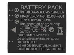 batteri til Panasonic DMC-FX01EB-S