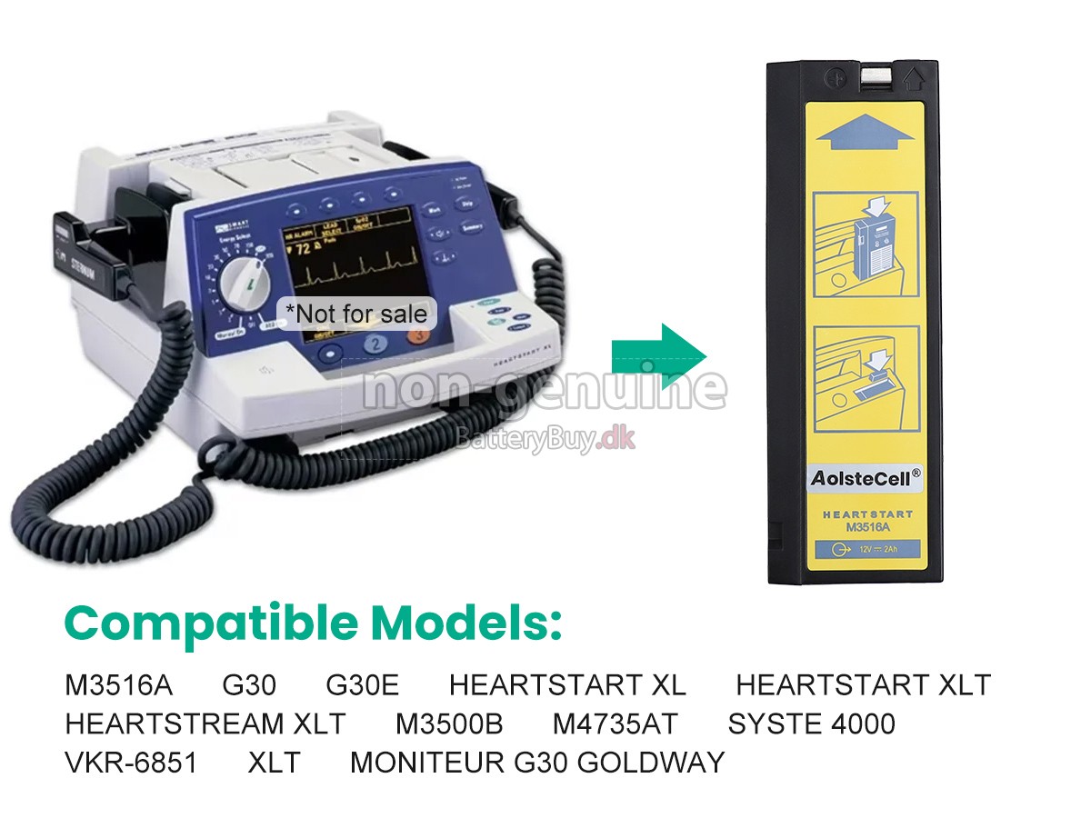 Philips M3500B udskiftningsbatteri