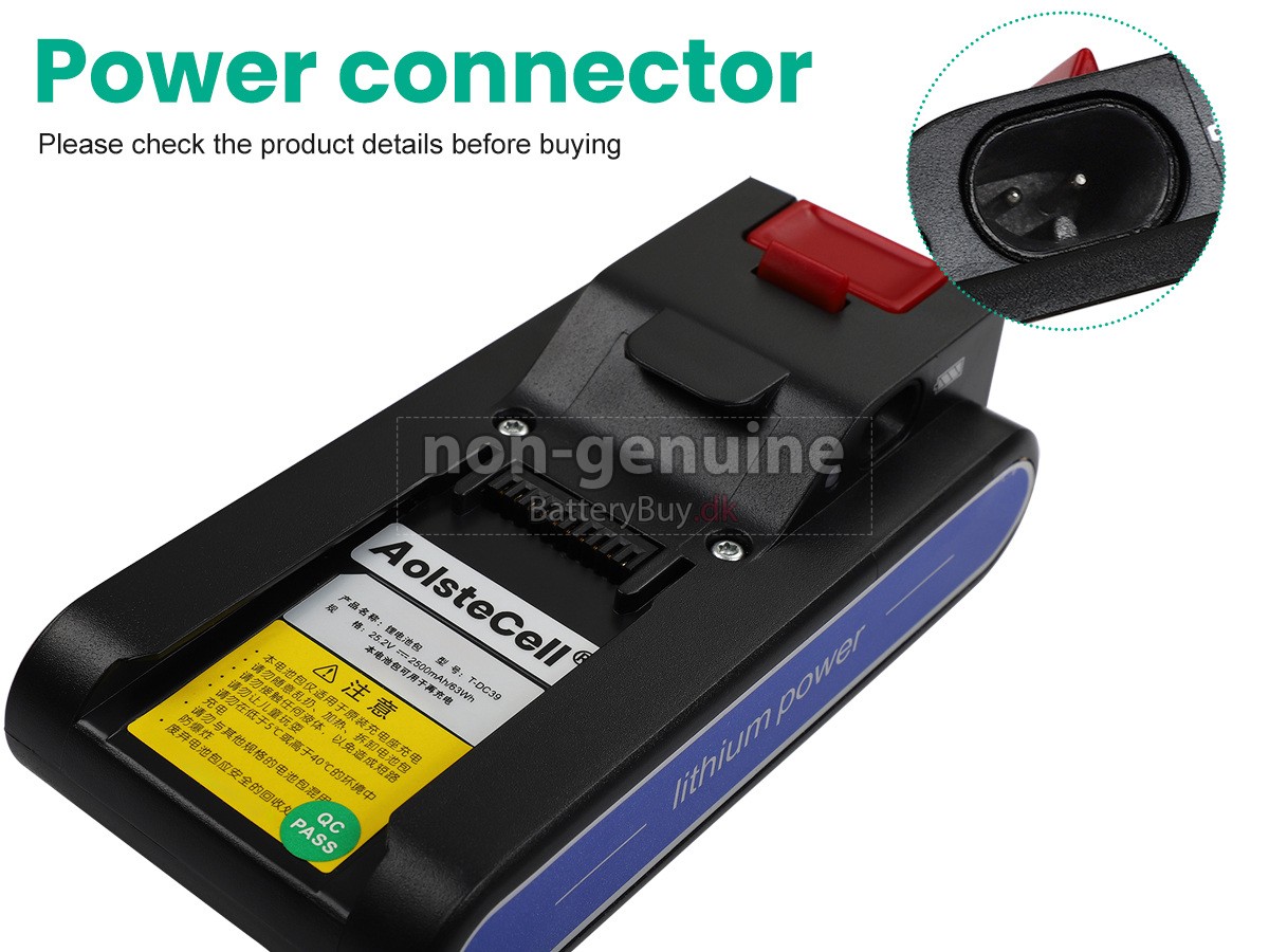Polaris PVCS 1102 udskiftningsbatteri