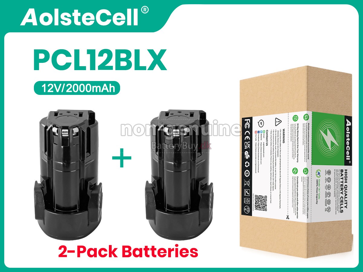 Porter Cable PCL120DD udskiftningsbatteri