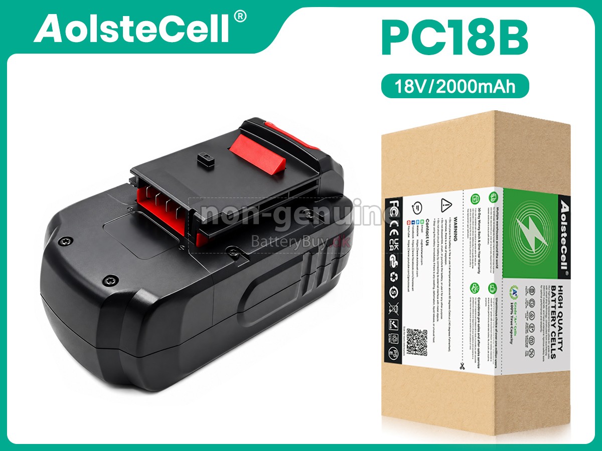 Porter Cable PC18B udskiftningsbatteri