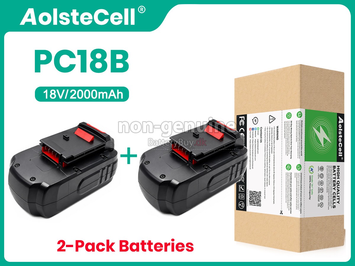 Porter Cable PC18B udskiftningsbatteri