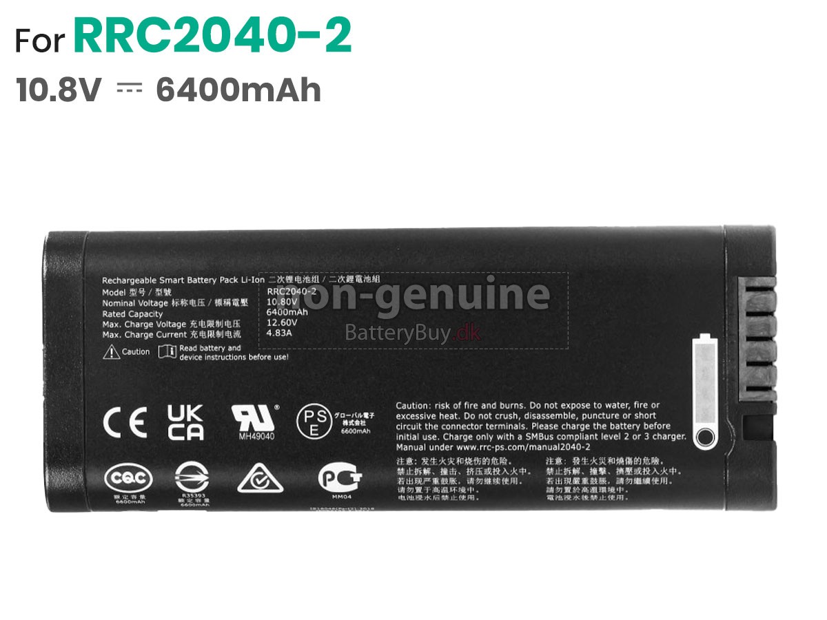 RRC EPOCH 650 udskiftningsbatteri