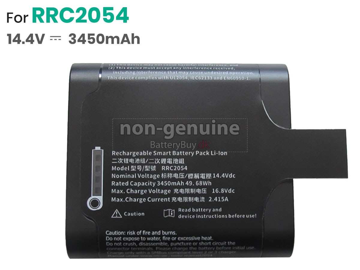 RRC RRC2054 udskiftningsbatteri