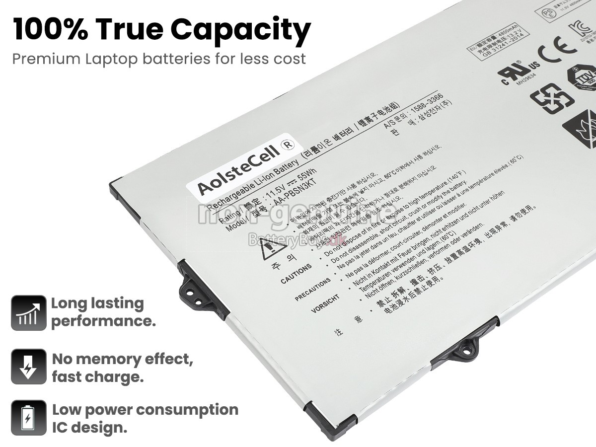 Samsung NOTEBook 7 NP730XBE-K01CN udskiftningsbatteri