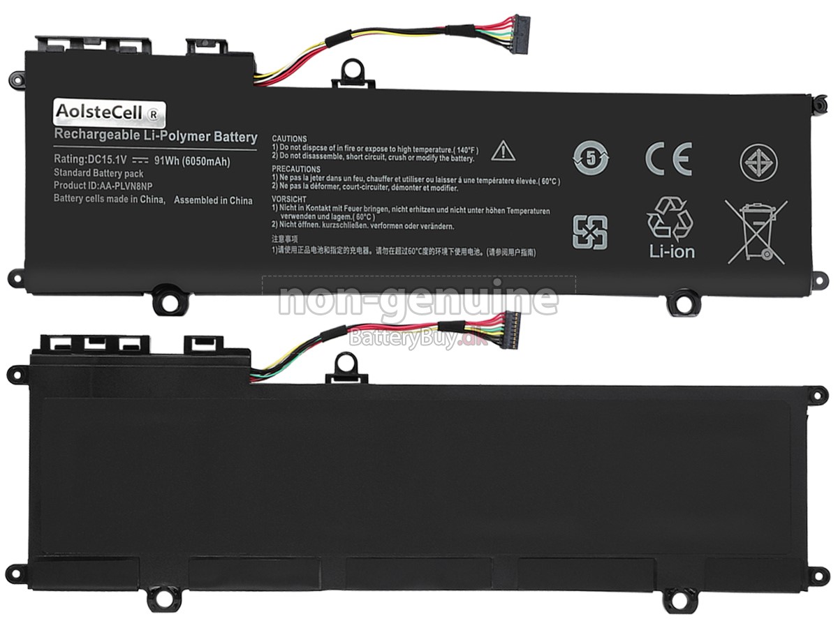 Samsung NP880Z5E-X02UK udskiftningsbatteri