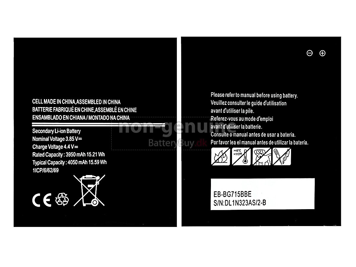 Samsung GALAXY XCOVER PRO udskiftningsbatteri