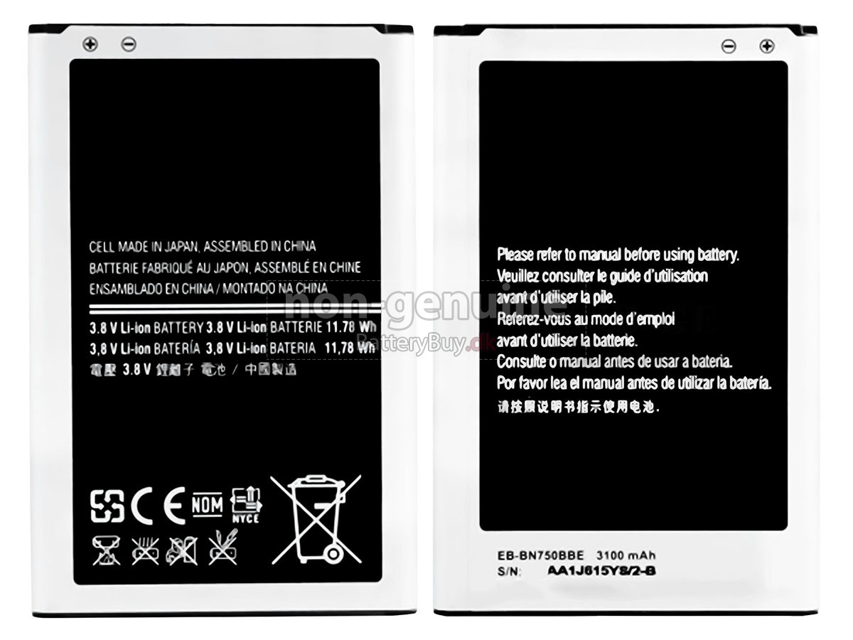 Samsung NOTE 3 NEO 3G N750 udskiftningsbatteri