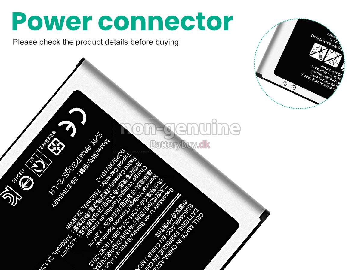 Samsung TAB ACTIVE PRO udskiftningsbatteri