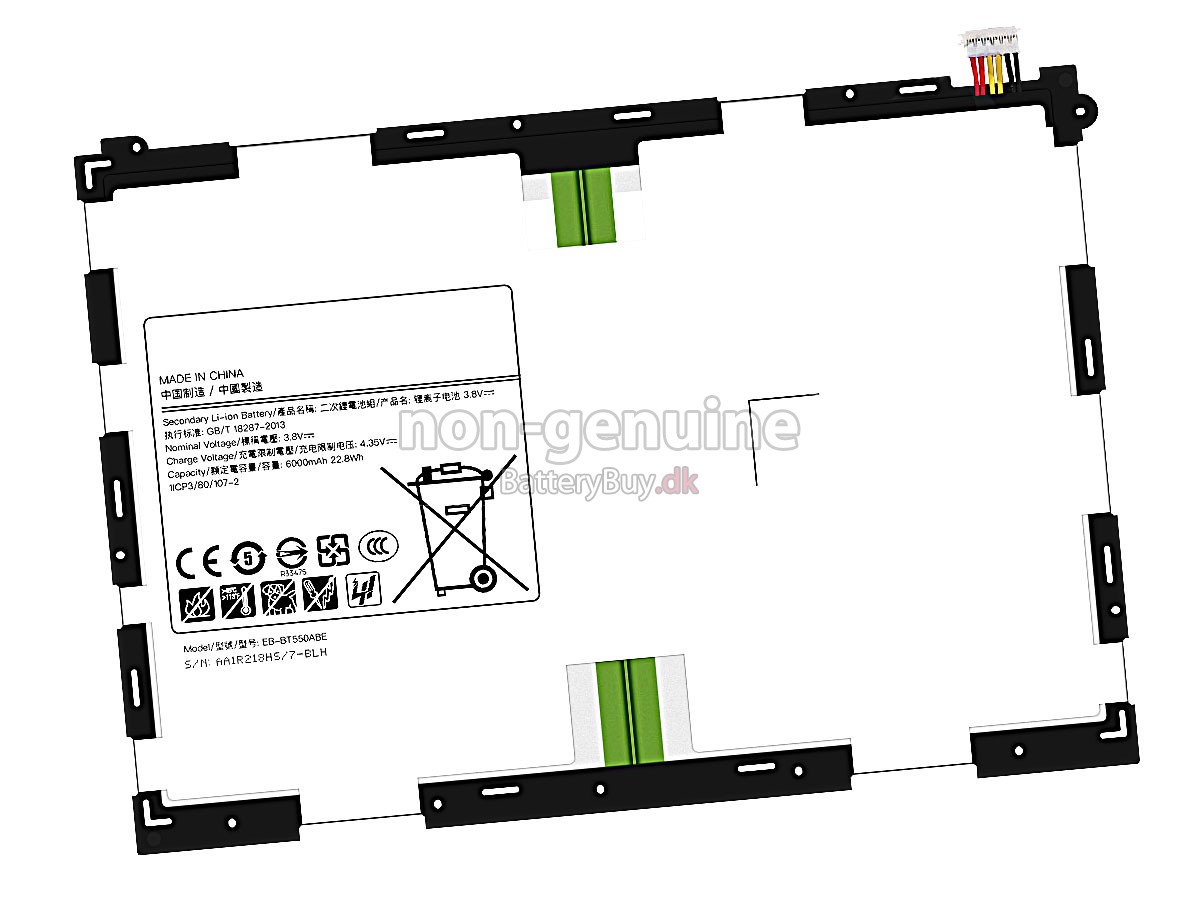 Samsung SM-T550 udskiftningsbatteri