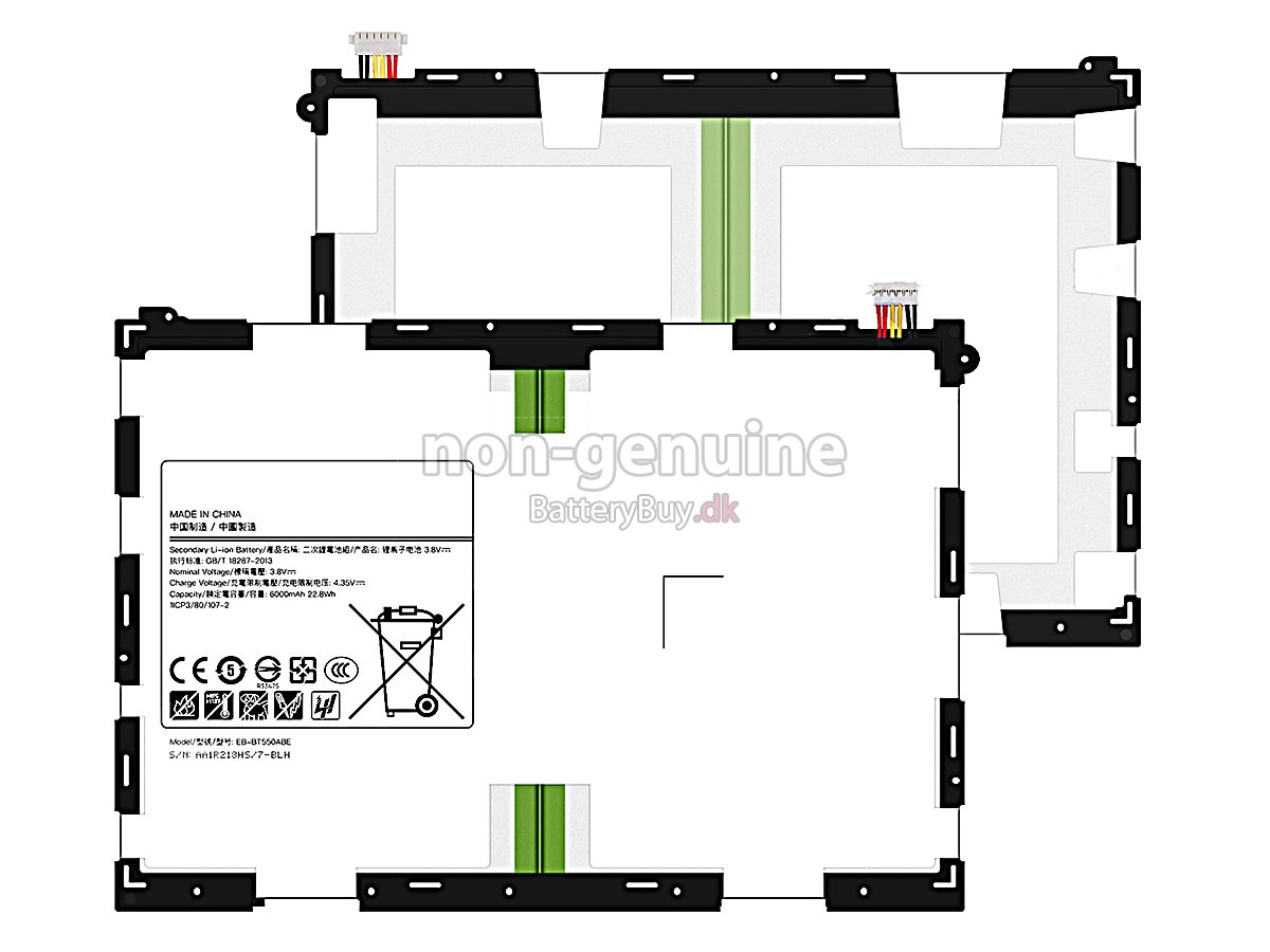 Samsung SM-T550 udskiftningsbatteri