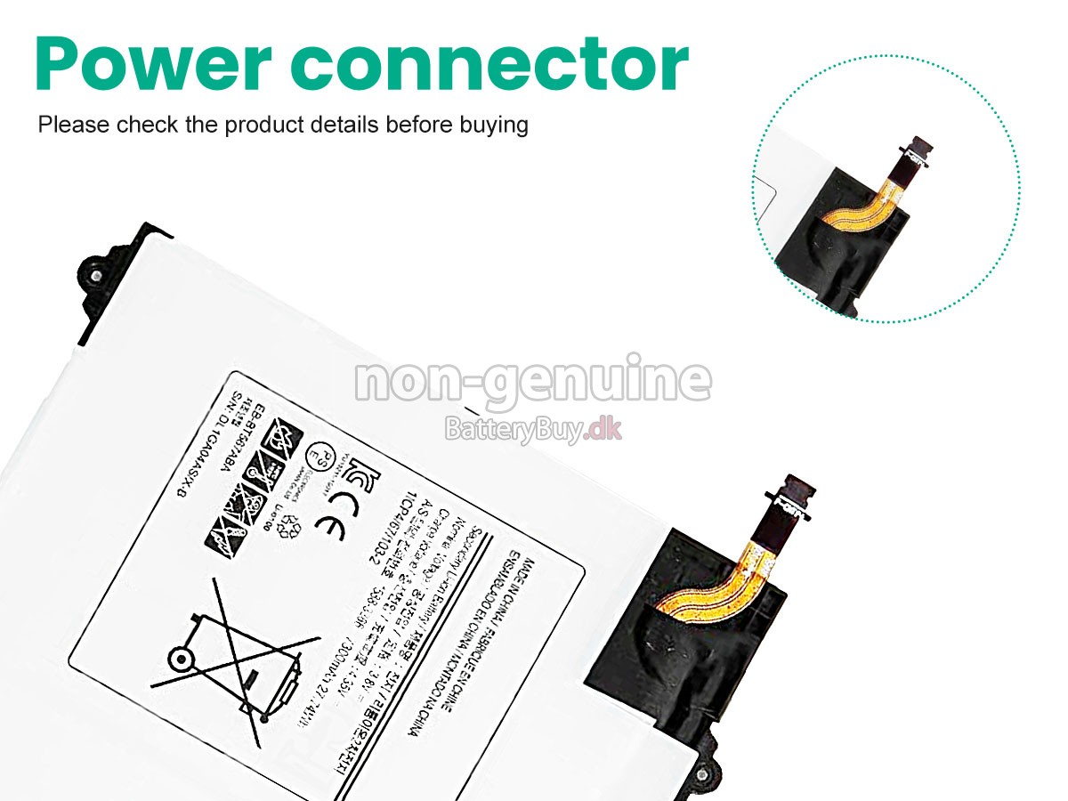 Samsung SM-T560NU udskiftningsbatteri