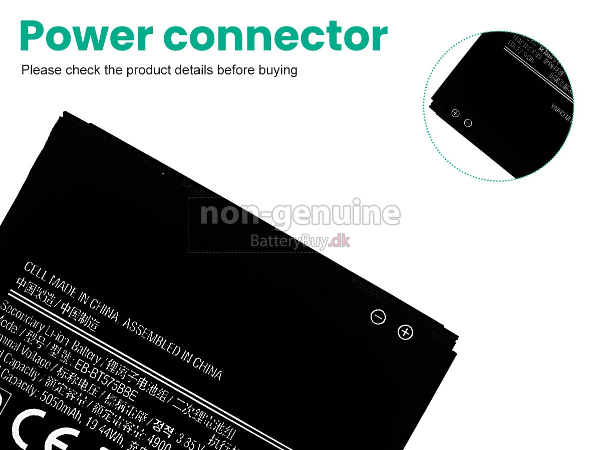 Samsung SM-T570 udskiftningsbatteri