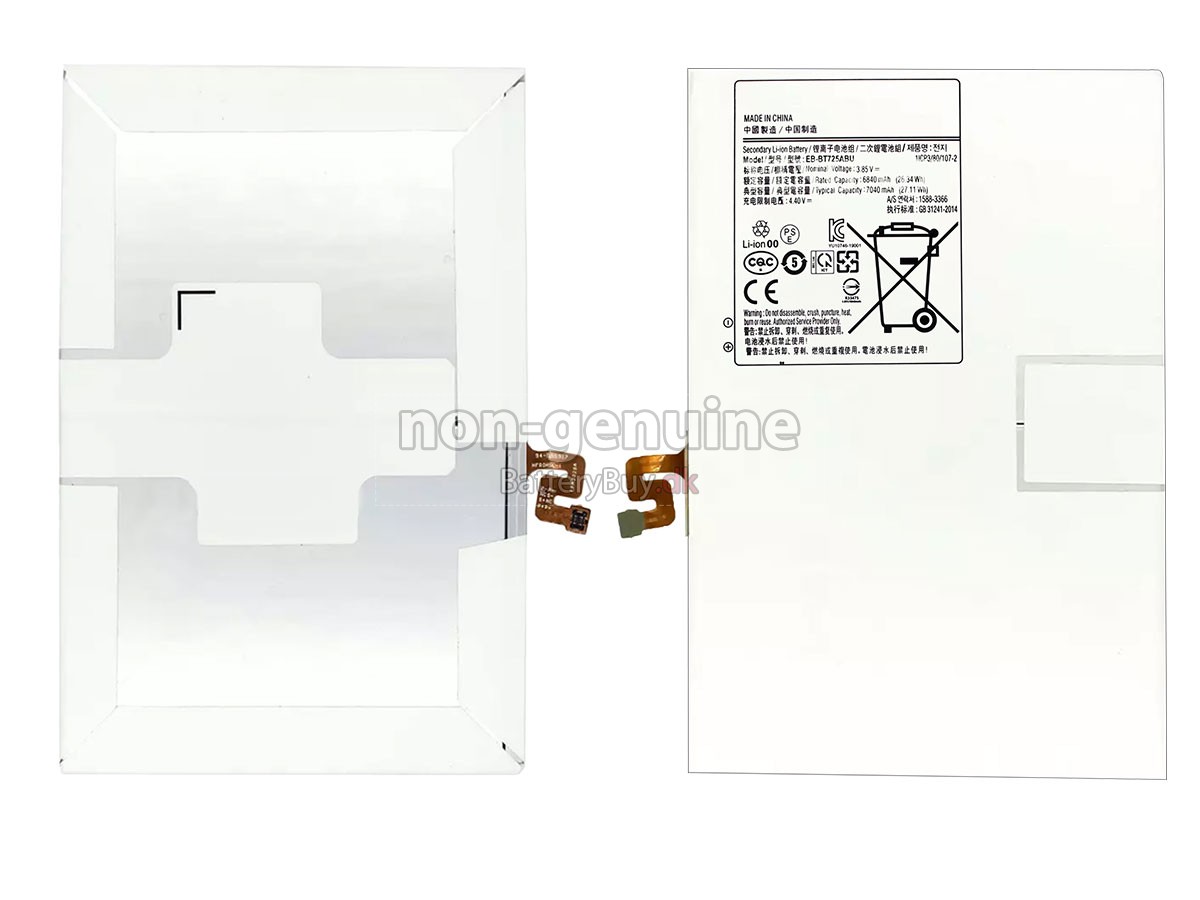 Samsung Galaxy TAB S5E 10.5 INCH SM-T720 udskiftningsbatteri