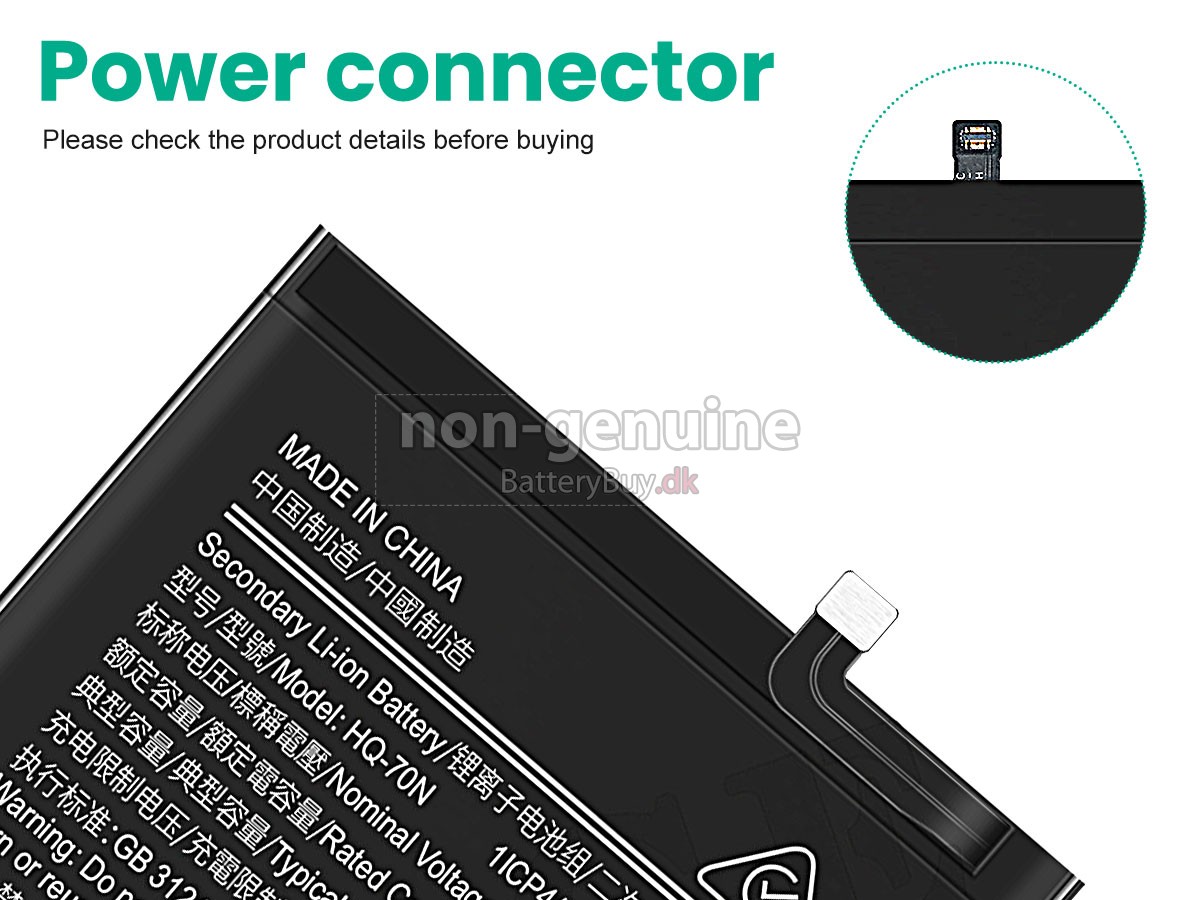 Samsung GALAXY A11 SM-A115F/DS udskiftningsbatteri