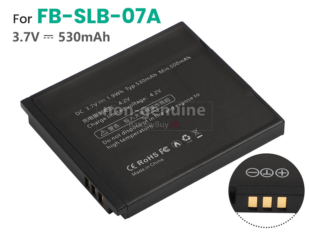 Samsung SLB-07A udskiftningsbatteri