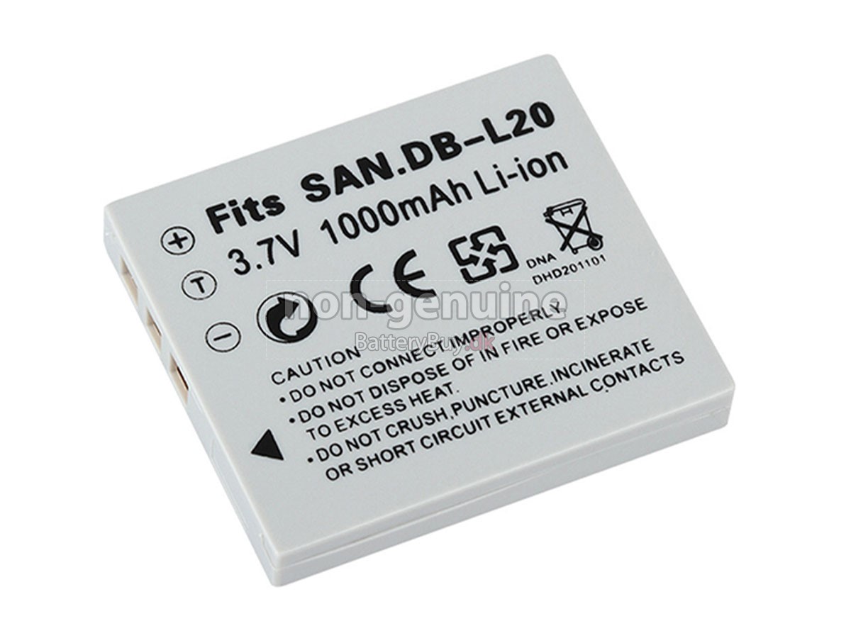 Sanyo XACTI DSC-E6 udskiftningsbatteri