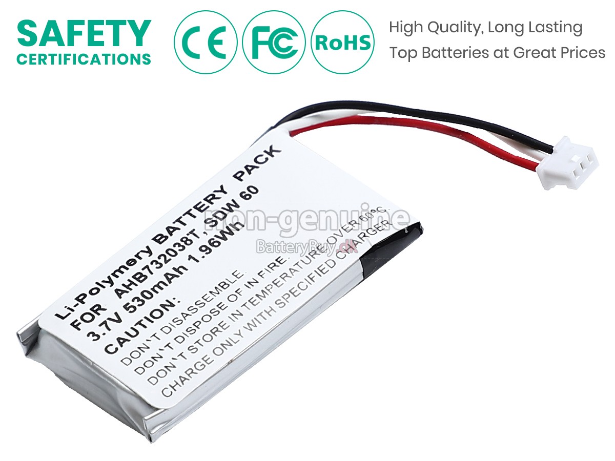 Sennheiser 1000807 udskiftningsbatteri