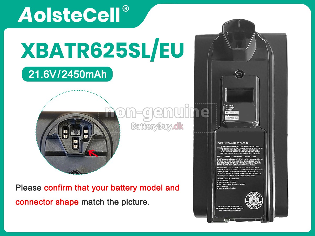 Shark IZ411 udskiftningsbatteri