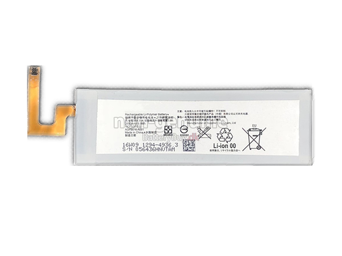 Sony XPERIA M5E5663 udskiftningsbatteri