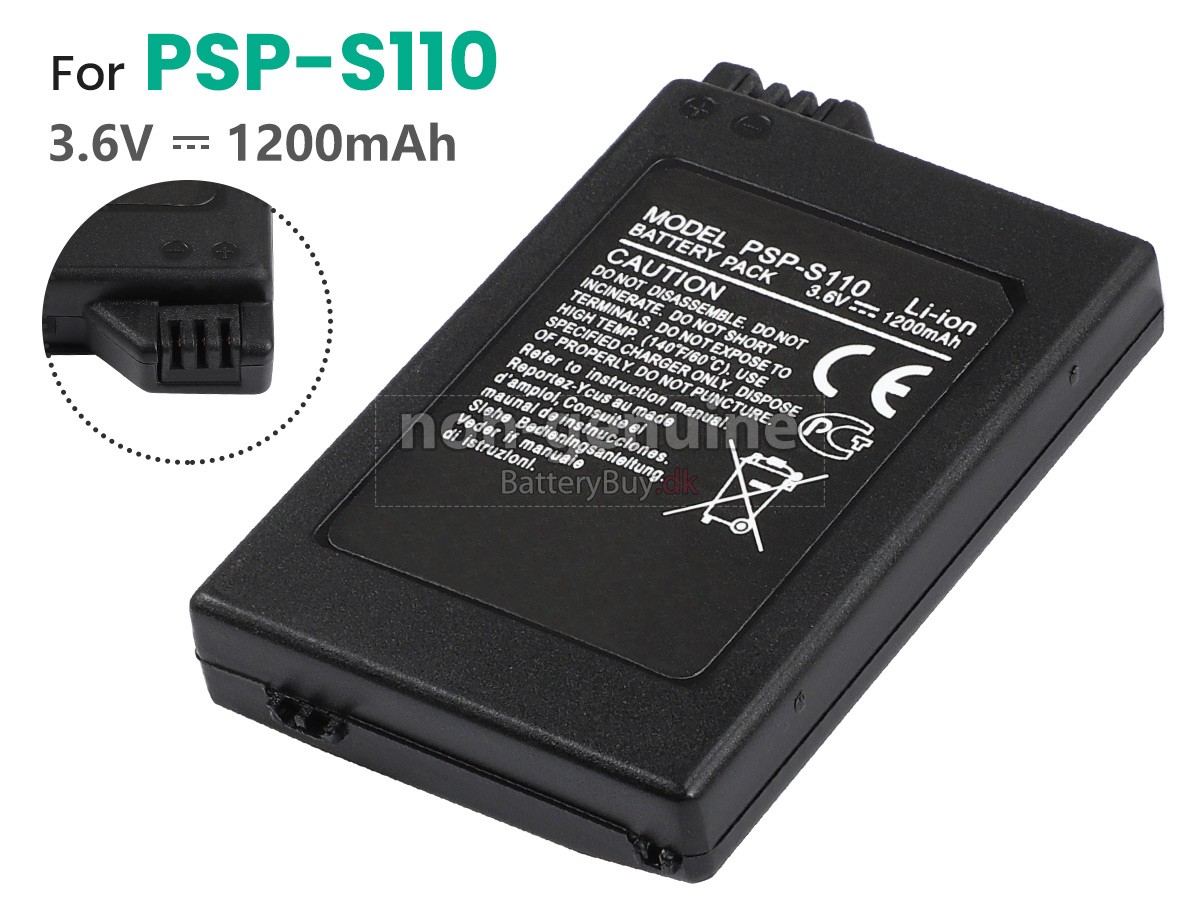 Sony PSP-S110 udskiftningsbatteri