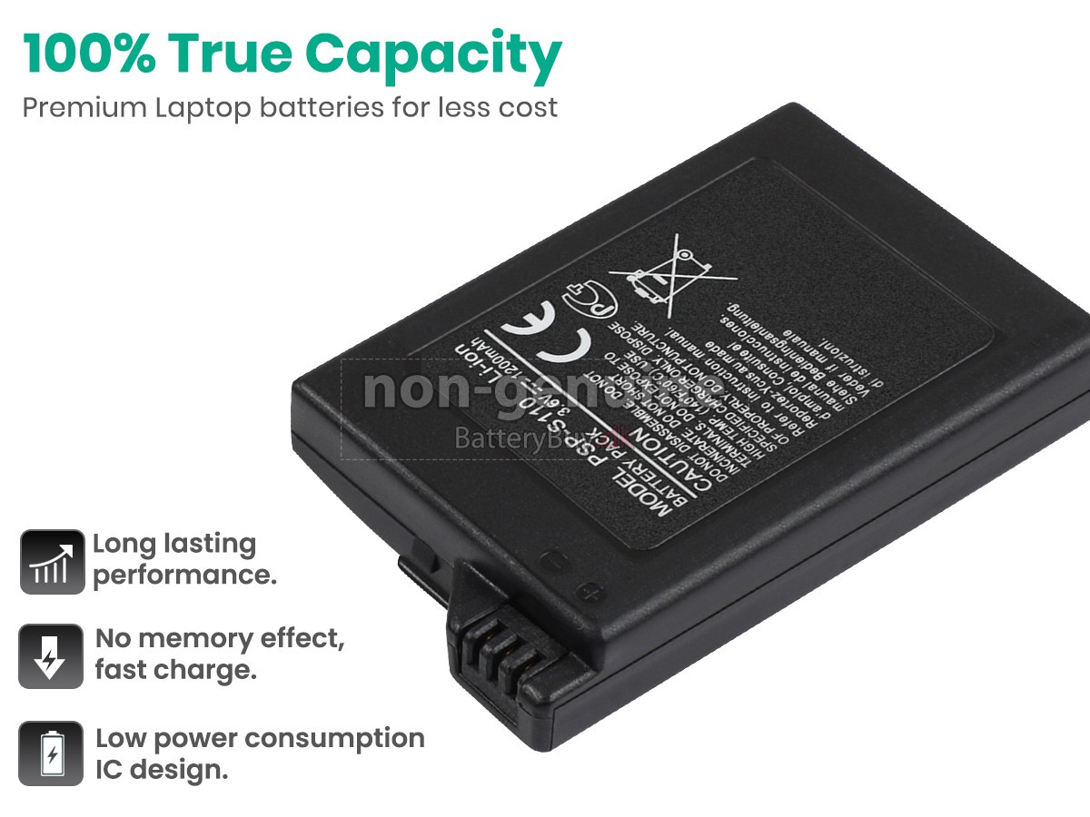 Sony PSP-S110 udskiftningsbatteri