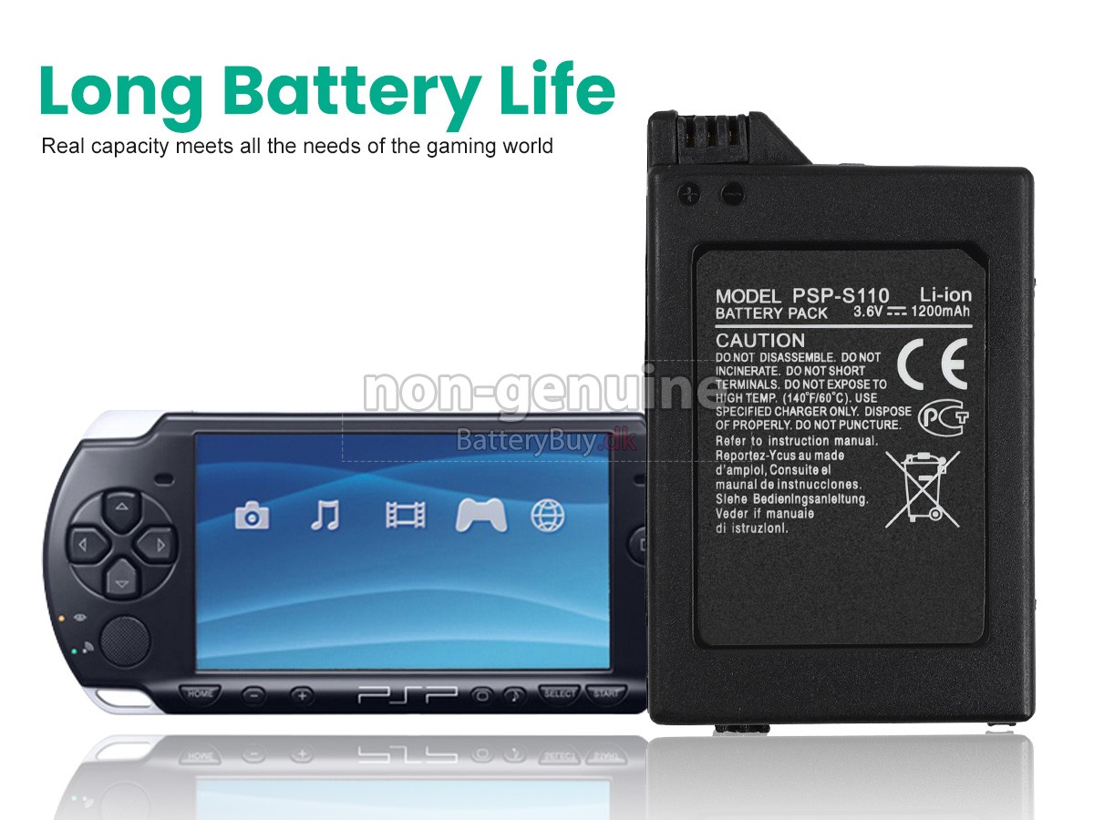 Sony PSP-S110 udskiftningsbatteri