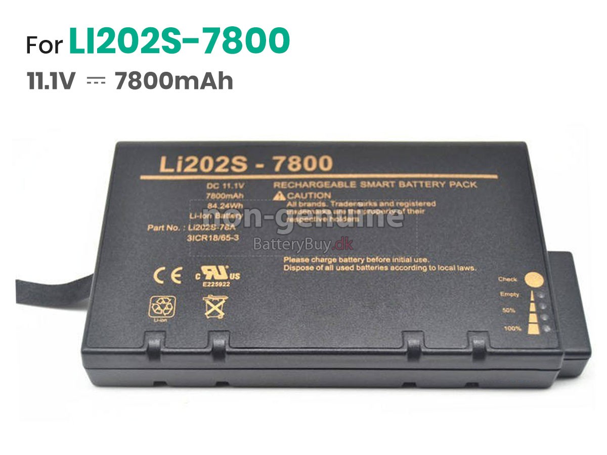 Spacelabs LI202S-78A udskiftningsbatteri