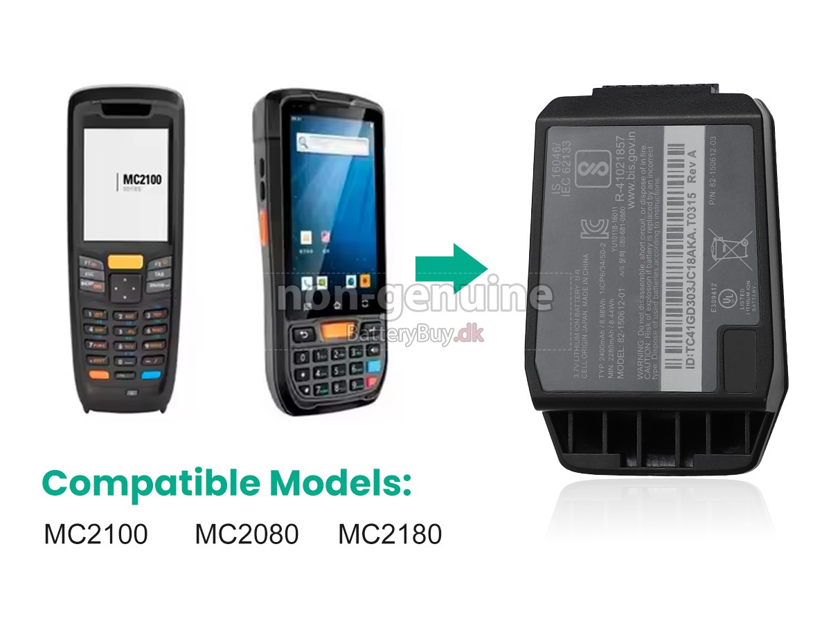 Symbol MC2080 udskiftningsbatteri