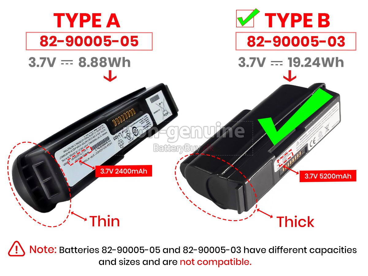 Symbol 55-000166-01 udskiftningsbatteri