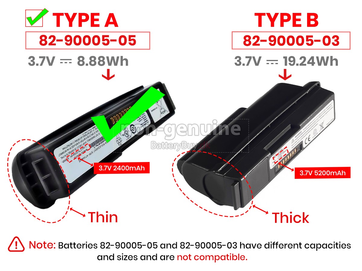 Symbol 55-000166-01 udskiftningsbatteri