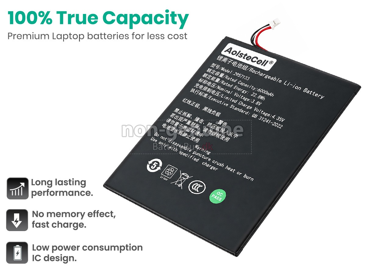 Teclast 2957133 udskiftningsbatteri