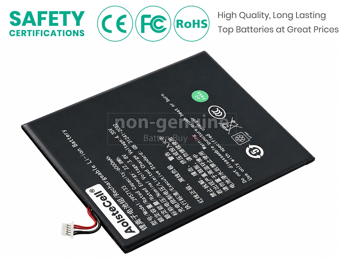 Teclast 2957133 udskiftningsbatteri