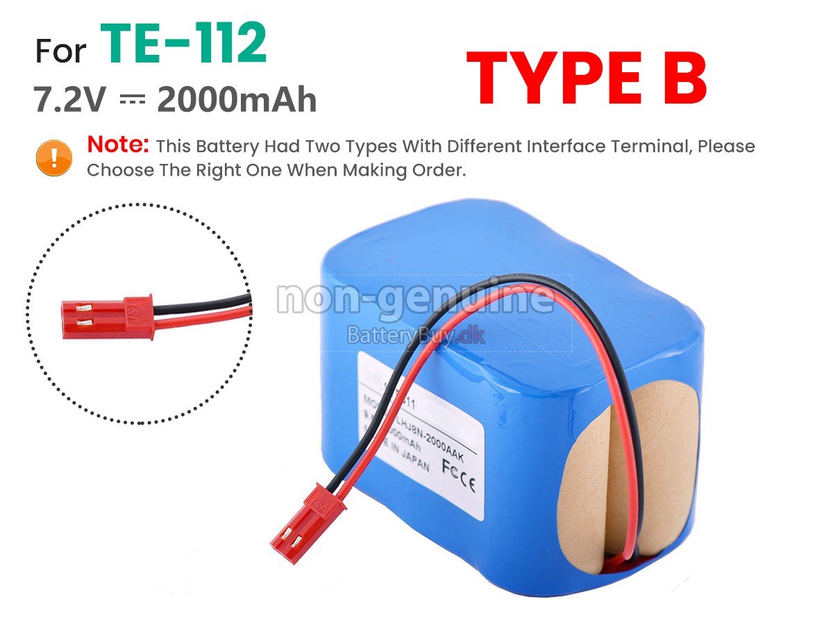 Terumo 6N-1200SCK udskiftningsbatteri