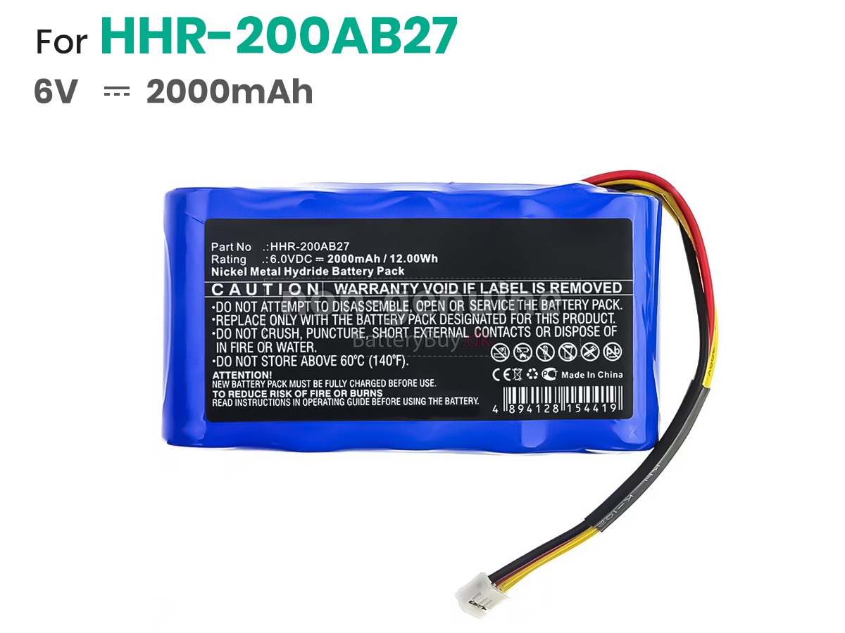 Testo HHR-200AB27 udskiftningsbatteri