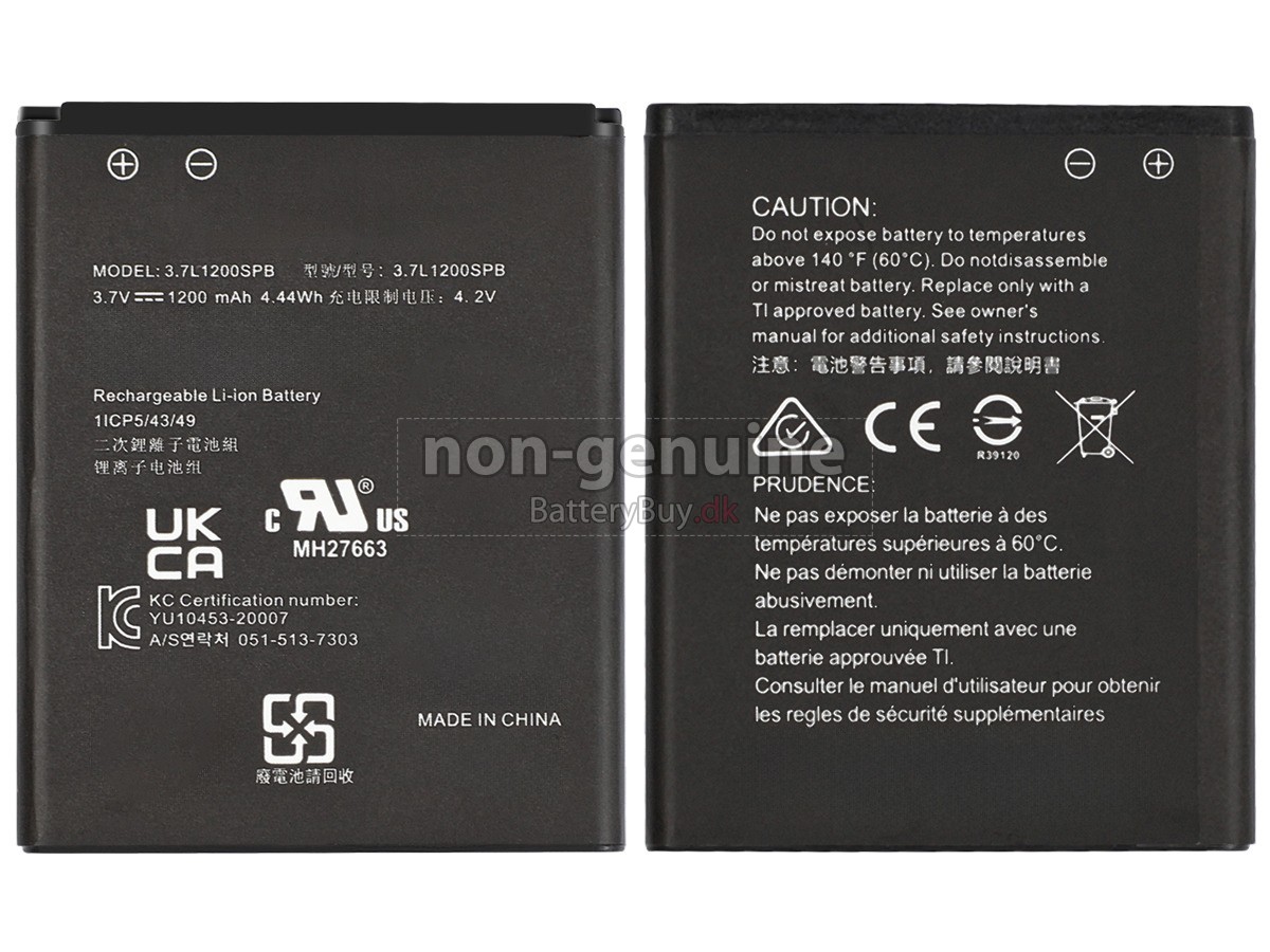 Texas Instruments TI-84 PLUS CE udskiftningsbatteri