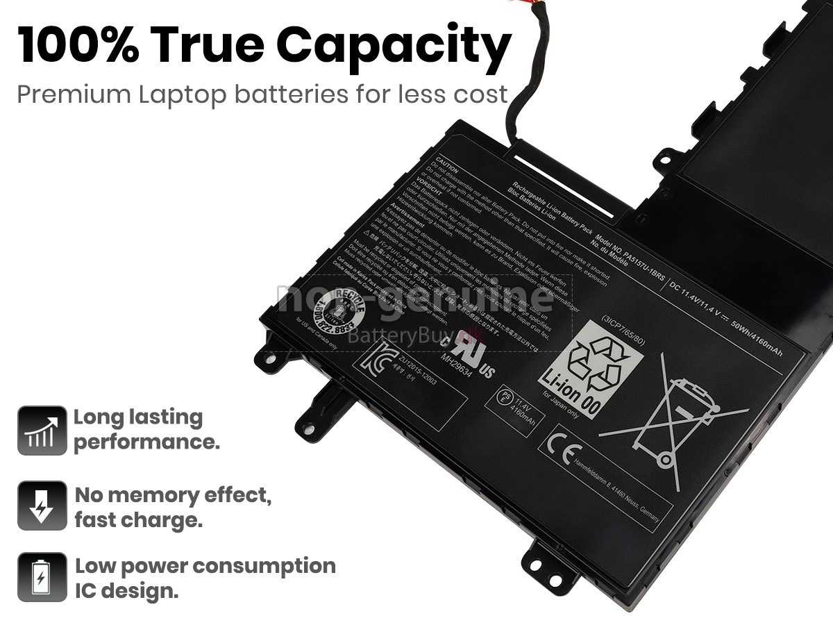 Toshiba PA5157U-1BRS udskiftningsbatteri