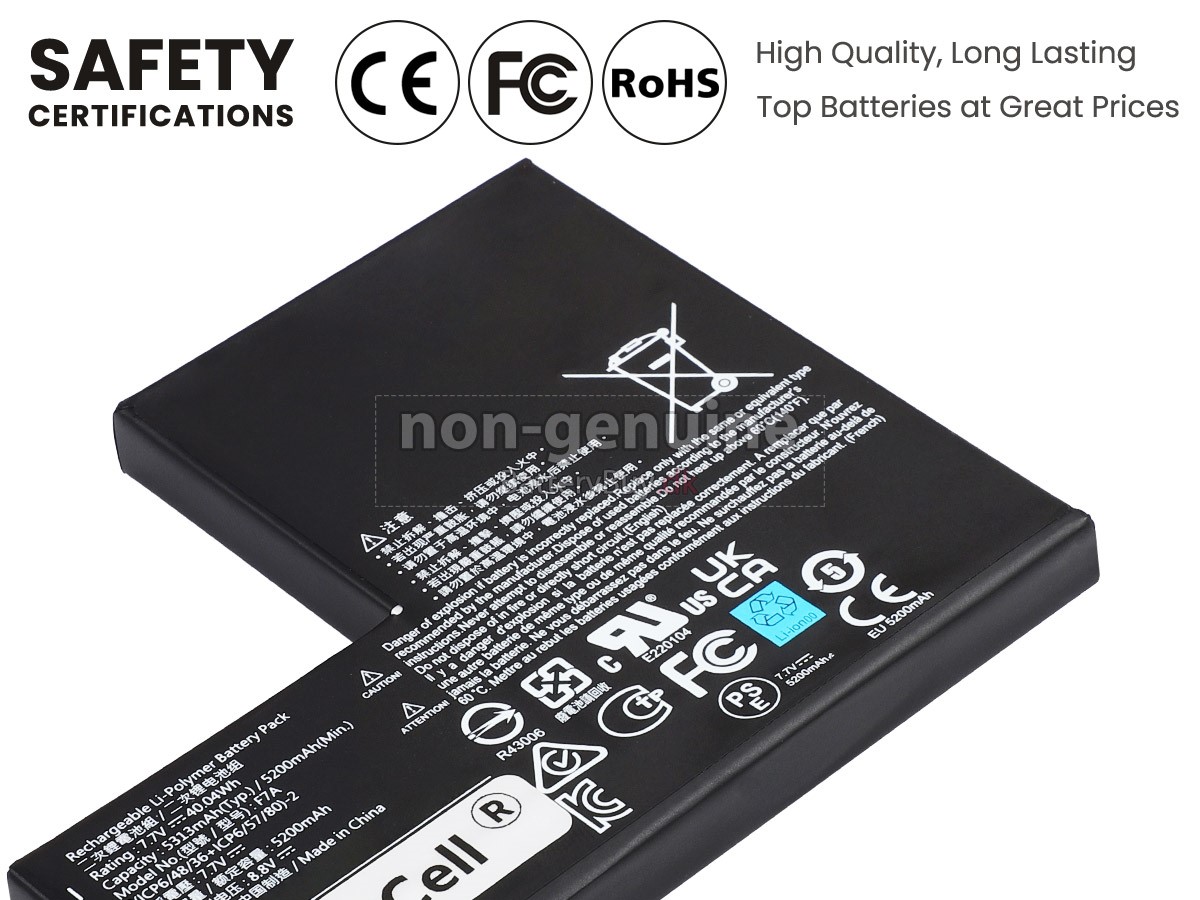 Valve STEAM DECK(256GB) udskiftningsbatteri