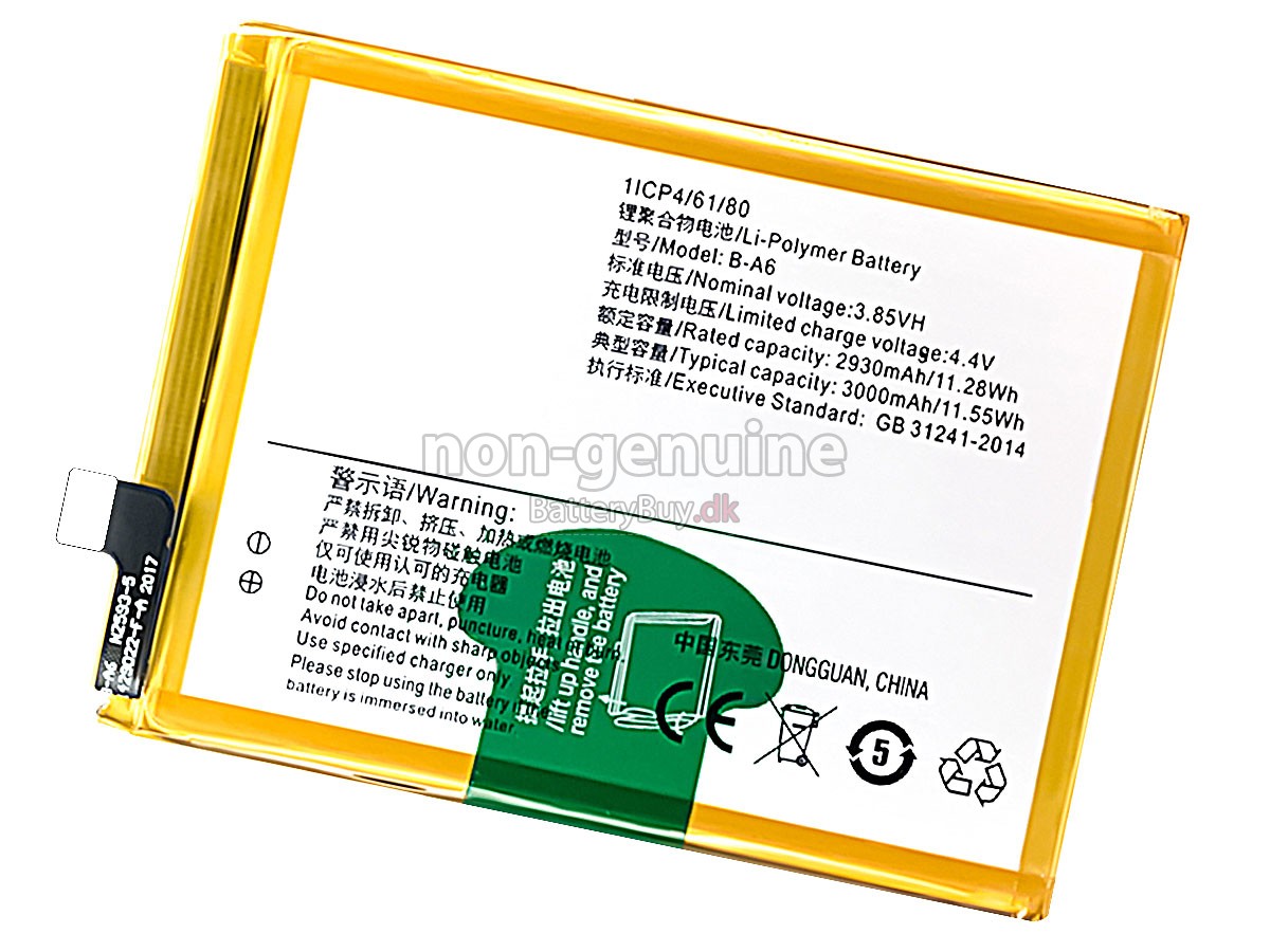 Vivo B-A6 udskiftningsbatteri