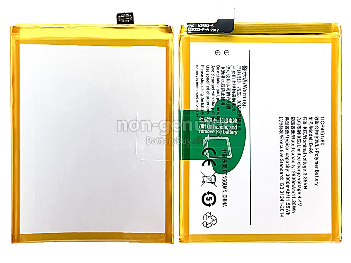 Vivo B-A6 udskiftningsbatteri