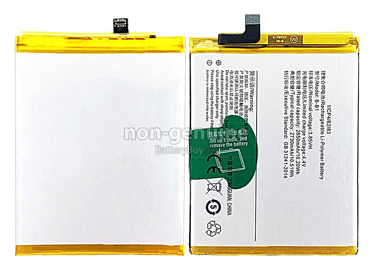 Vivo B-B1 udskiftningsbatteri