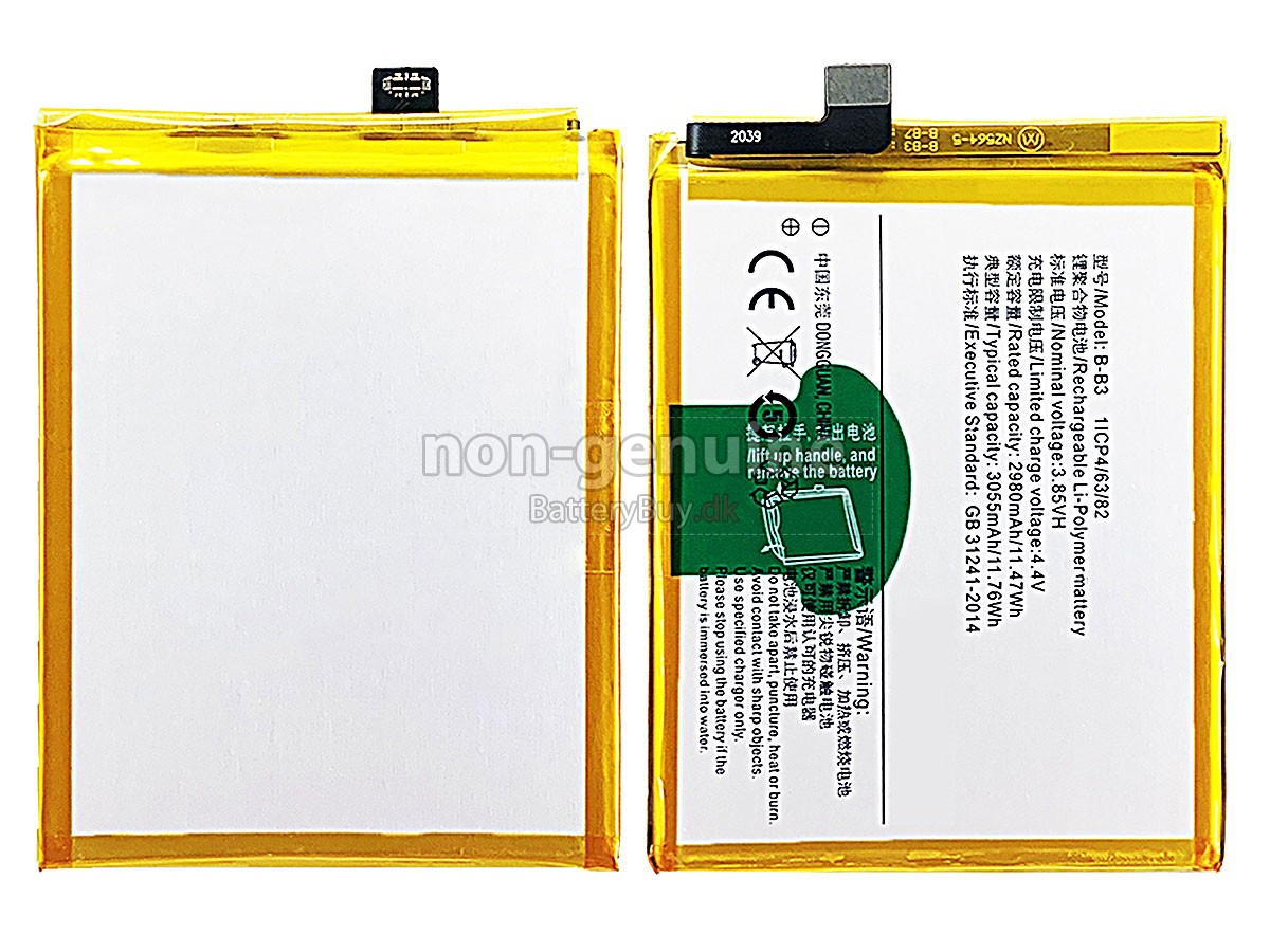 Vivo B-B3 udskiftningsbatteri