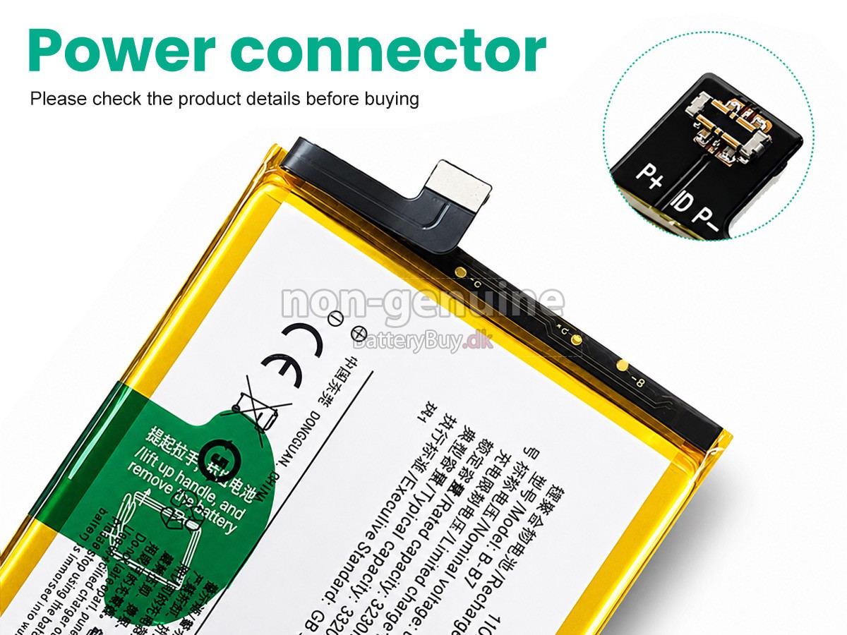 Vivo B-B7 udskiftningsbatteri