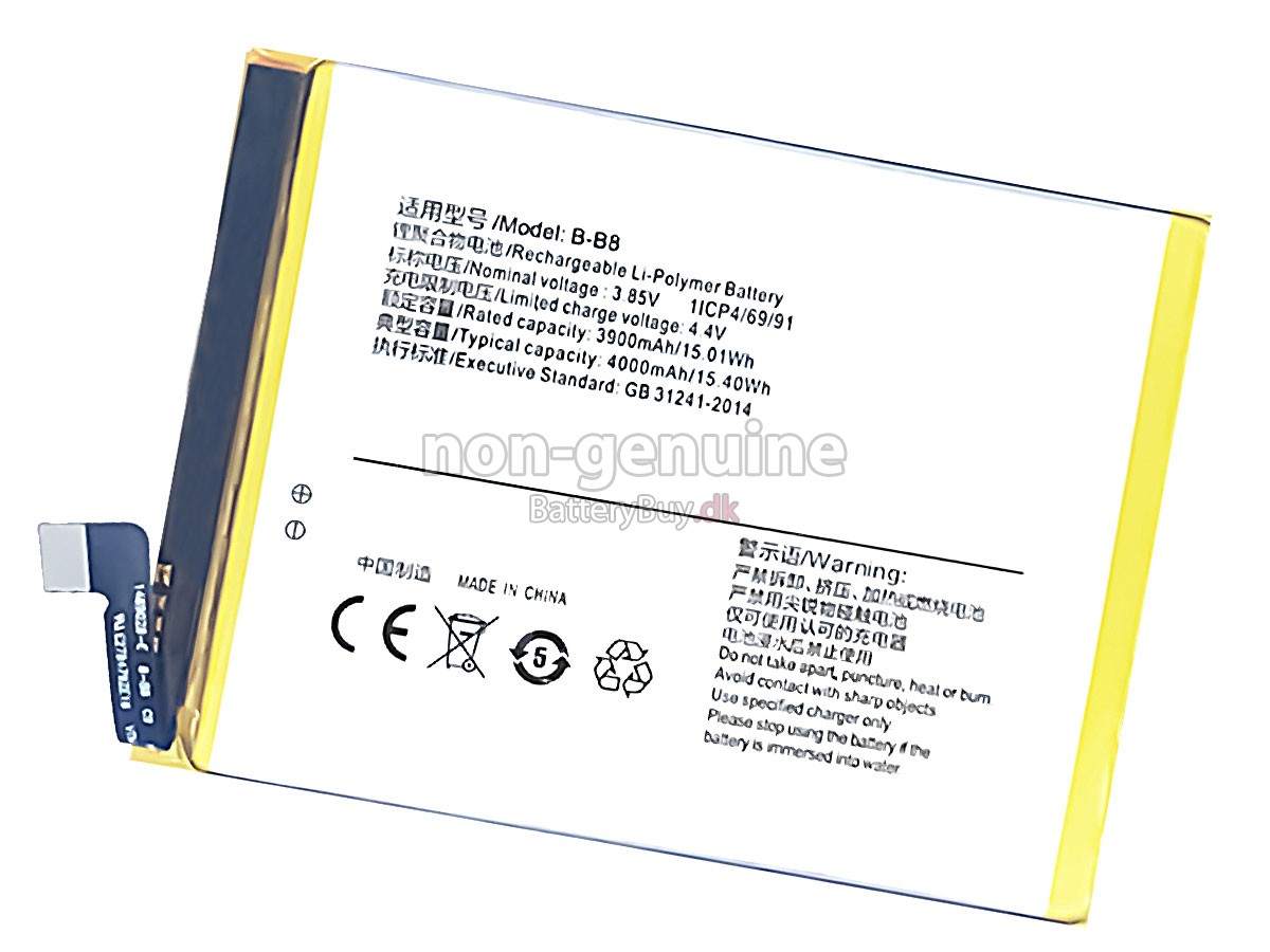 Vivo B-B8 udskiftningsbatteri
