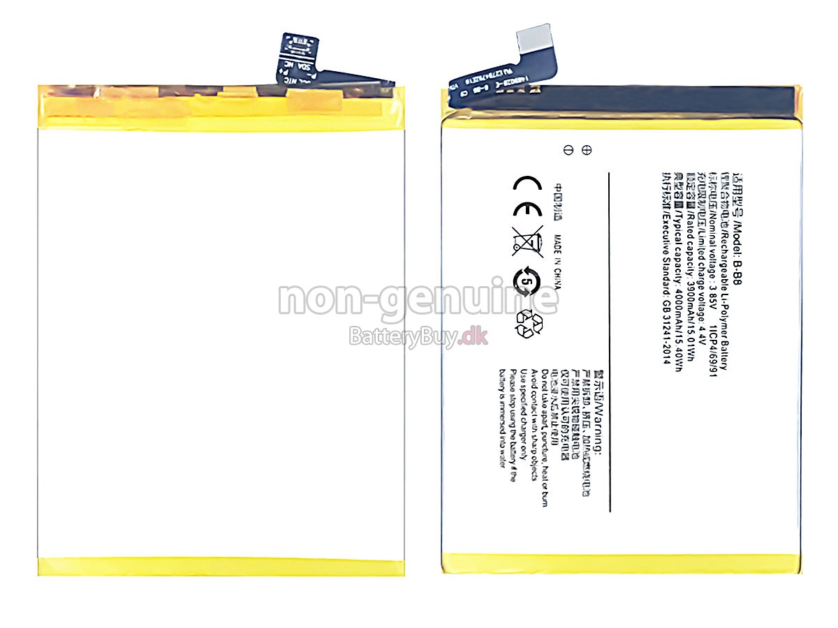 Vivo B-B8 udskiftningsbatteri