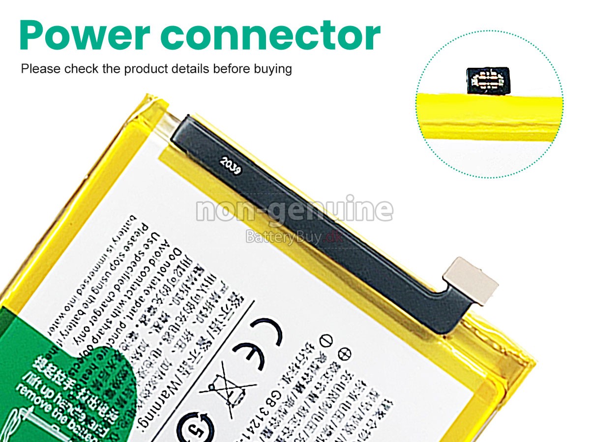 Vivo B-C8 udskiftningsbatteri