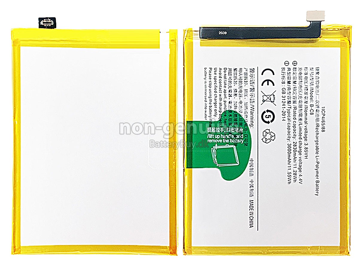 Vivo B-C8 udskiftningsbatteri