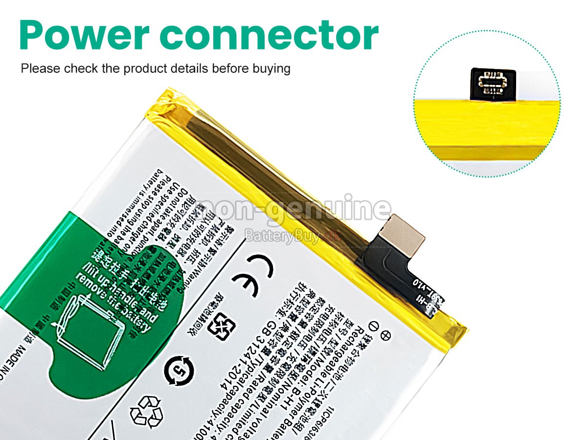 Vivo V17 PRO udskiftningsbatteri