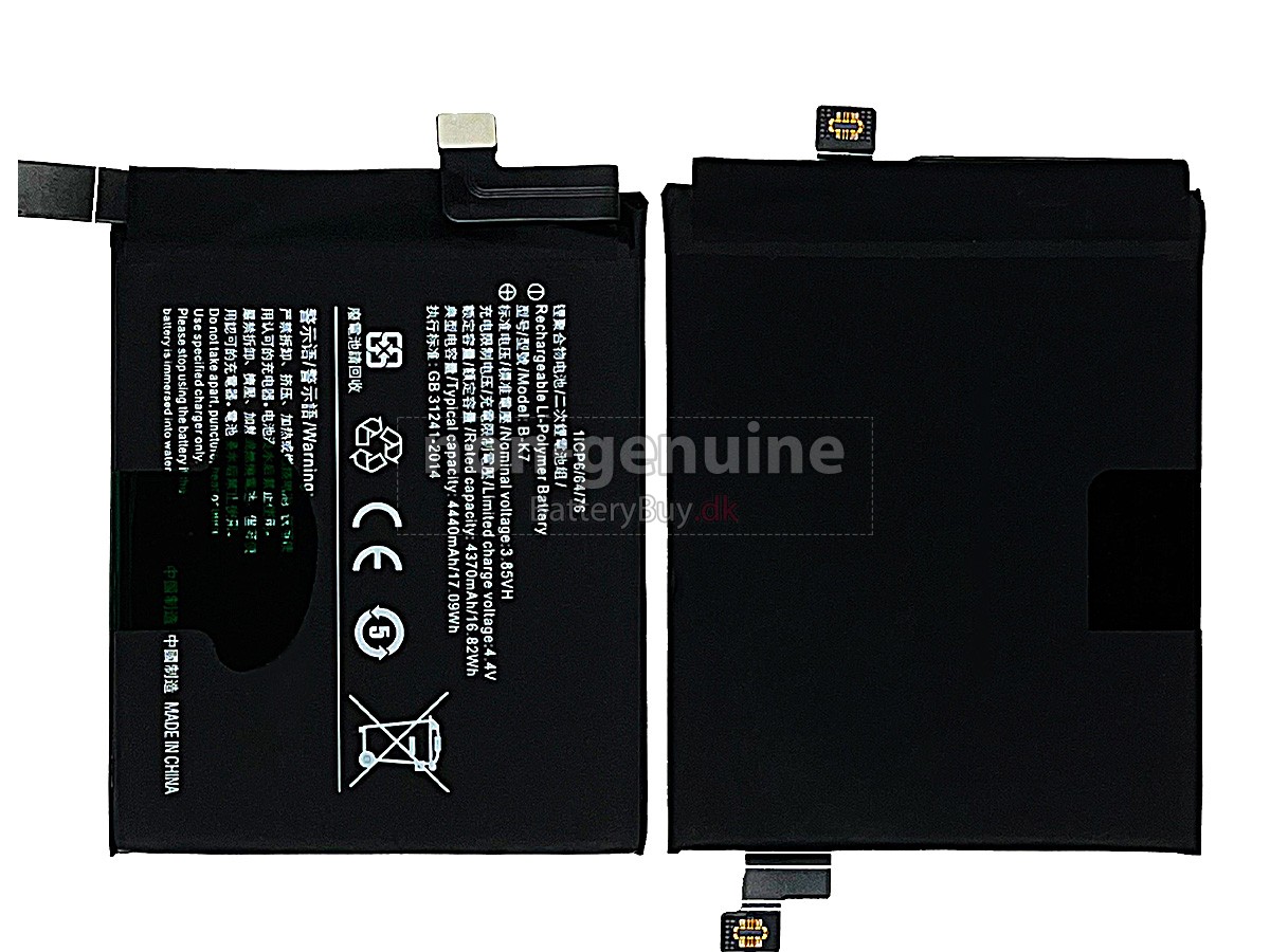 Vivo B-K7 udskiftningsbatteri