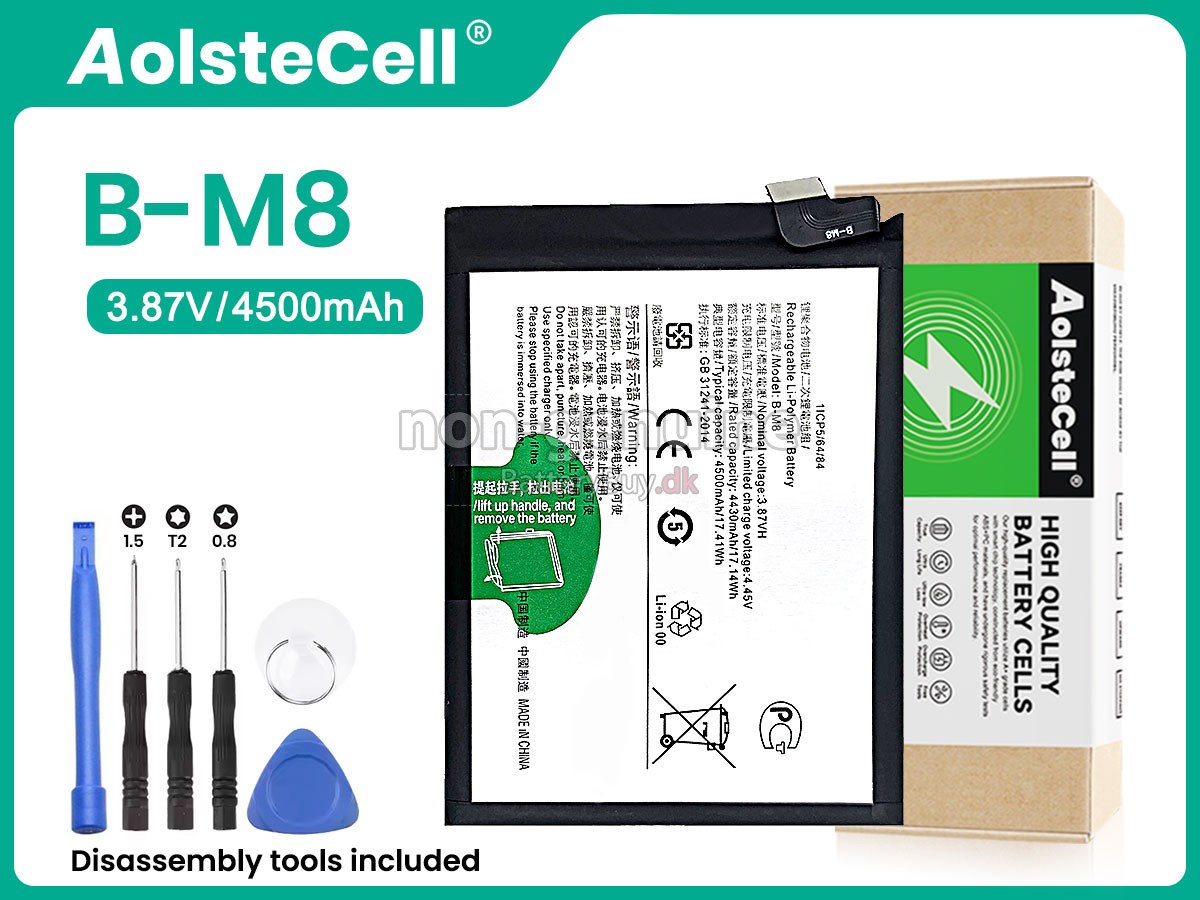 Vivo B-M8 udskiftningsbatteri